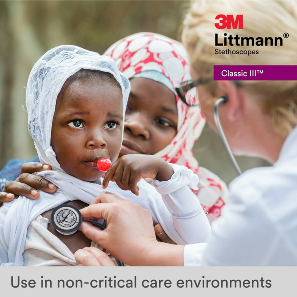 3M Littmann Classic III 27 Monitoring Stethoscope - Image 7