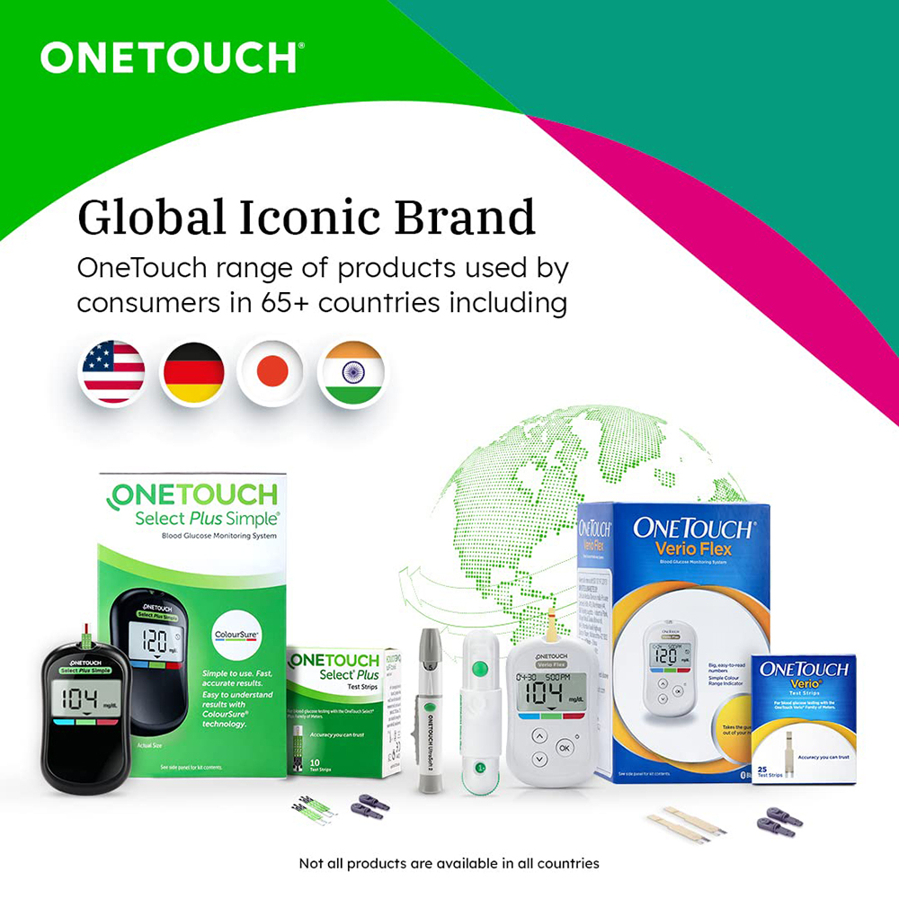 OneTouch Select Plus Blood Glucose Test Strips 50 - Image 2