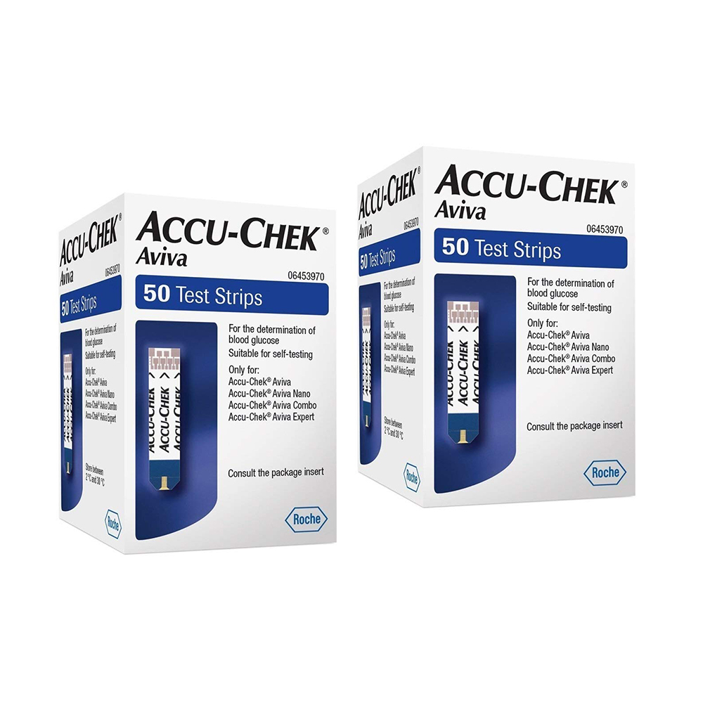 Accu-Chek Aviva 100 Blood Glucose Test Strips - Image 2