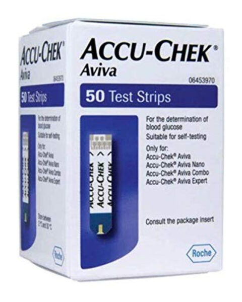 Accu-Chek Aviva 100 Blood Glucose Test Strips