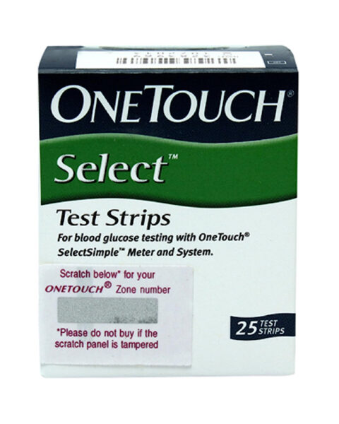 OneTouch Select 25 Test Strip