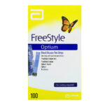 Abbott FreeStyle Optium Glucose Blood Test Strips - 100